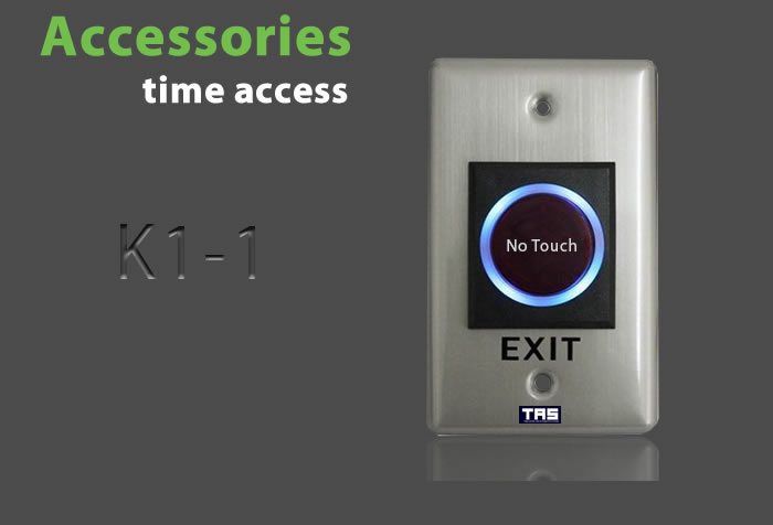 K1-1 - NO TOUCH EXIT BUTTON Access Control and Attendance stand alone product